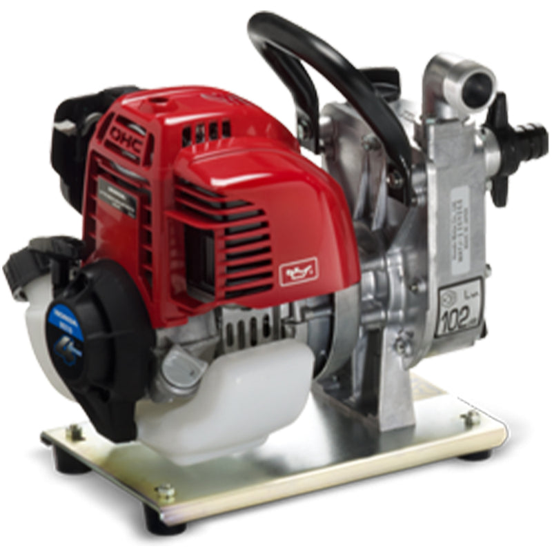 Motopompa apa curata si semimurdara Honda WX10T E1 1" motor 0.98 CP 25 cmc 4 timpi debit 7.2 mc/h refulare 37 m absorbtie 8 m