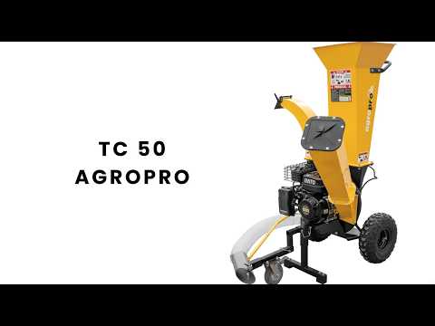 Tocator crengi AgroPro TC50 motor RATO 7 CP benzina capacitate tocare 50 mm