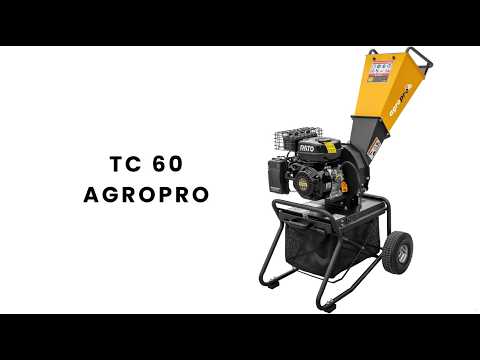 Tocator crengi AgroPro TC60 motor RATO 7 CP benzina capacitate tocare 60 mm