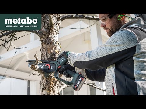 Pachet Fierastrau pentru crengi METABO MS18LTX15 + Set 2 acumulatori 18V Lipower 2.0Ah si incarcator SC36