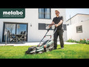 Masina gazon Metabo RM 36-18 LTX BL36 cu acumulatori latime lucru 36 cm volum cos 45 l Acumulatori 2 x 18V / 5.2 Ah Incarcator 2 x ASC 55 "Air cooled"