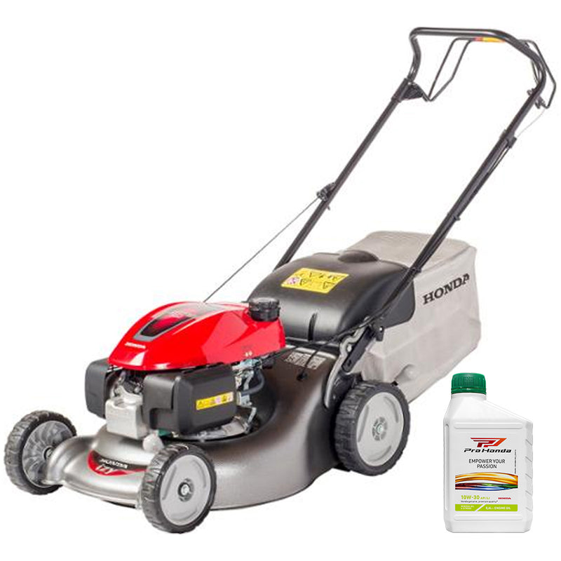 Masina de tuns gazon HONDA HRG 466 C1 SKEP putere motor 4.2 CP latime de taiere 46 cm cos colector 55 L autopropulsata + 0.6L ulei motor HONDA