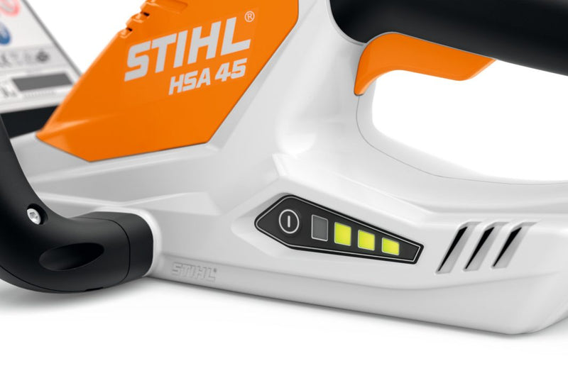 Foarfeca gard viu STIHL HSA 45 putere 0.14 kW lama 50 cm sistem AI cu acumulator integrat si incarcator