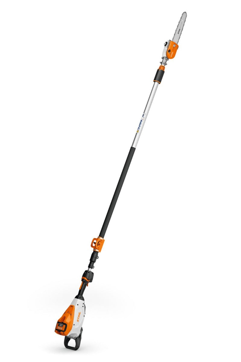 Motofierastrau telescopic profesional STIHL HTA 135.0 putere 1.1 kW lama 30cm/12" lungime 405 cm acumulator si incarcator neinclus