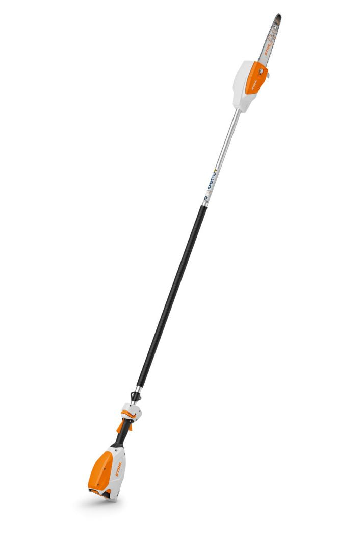 Motofierastrau telescopic profesional STIHL HTA 66 putere 0.85 kW lama 30 cm lungime 240 cm acumulator si incarcator neinclus