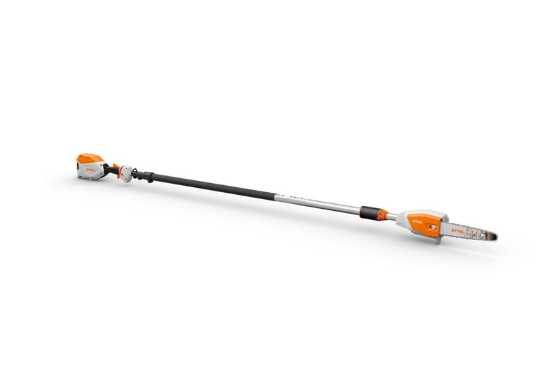 Motofierastrau telescopic profesional STIHL HTA 86 putere 0.85 kW lama 30 cm lungime 390 cm acumulator si incarcator neinclus