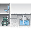 Hidrofor Metabo HWW 4500/25 S putere 1300 W capacitate vas 24 L debit 4.5 mc/h inaltime refulare 48 m adancime absorbtie 8 m carcasa inox