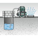 Hidrofor Metabo HWW 4500/25 S putere 1300 W capacitate vas 24 L debit 4.5 mc/h inaltime refulare 48 m adancime absorbtie 8 m carcasa inox
