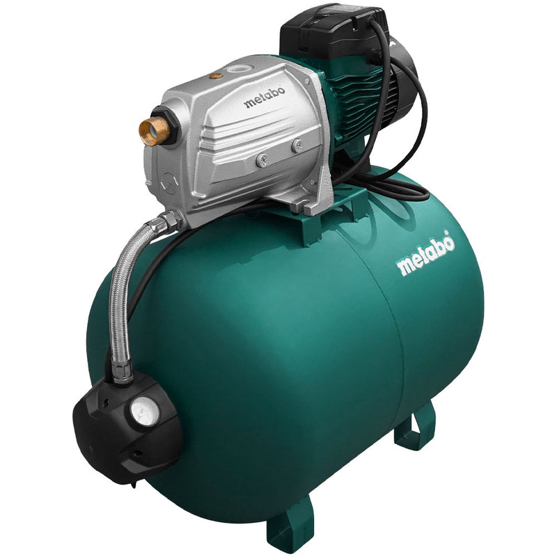 Hidrofor Metabo HWW 9000/100 G putere 1900 W capacitate vas 100 L debit 9 mc/h inaltime refulare 51 m adancime absorbtie 9 m