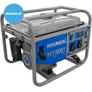 RESIGILAT: Generator de curent monofazic Hyundai HY3001 putere maxima 2.8 kW benzina rezervor 15 L 230V AVR