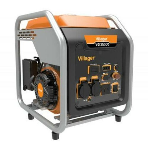 Generator curent Villager VGI 3500 O putere 3.3kW 230V benzina rezervor 7 l AVR inverter