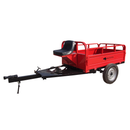 Remorca motocultor Bisonte BTA-600R capacitate maxim 600 kg roti 4.00-12