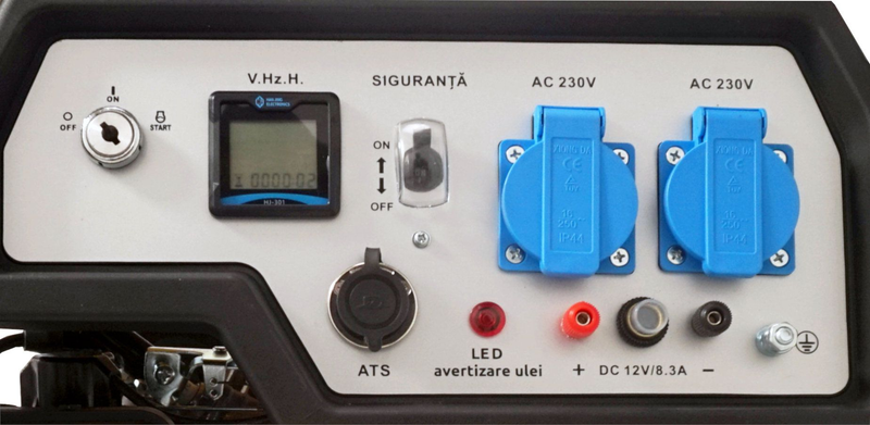 Generator curent Stager FD 3600ER putere 3 kW 230V benzina pornire electrica AVR permite automatizarea ATS Stager FDATS230 1l ulei motor AgroPro