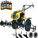 Motocultor ProGARDEN Campo 1273 Alpine motor 12 CP diesel Euro V 2+1 viteze latime lucru 162 cm roti 6.00-12 pornire electrica 2 prize putere roti metal plug arat rarita reglabila plug cartofi 5l ulei