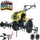 Motocultor ProGARDEN Campo 1273 Alpine motor 12 CP diesel Euro V 2+1 viteze latime lucru 162 cm roti 6.00-12 pornire electrica 2 prize putere roti metal cultivator plug reversibil 5l ulei