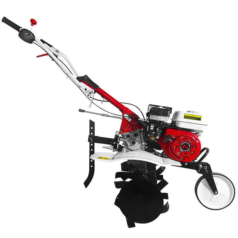 Motosapa Media Line MS 6580 motor 7 CP latime lucru 80 cm 2+1 viteze freze rarita fixa fara roti cauciuc remorca 2l ulei