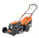 Masina de tuns gazon O'MAC MG 60 motor RV210-S 6 CP 209 cc autopropulsie reglare centralizata 7 trepte latime taiere 51 cm cos 60 l 4 in 1 functii mulcire colectare descarcare laterala descarcare spate