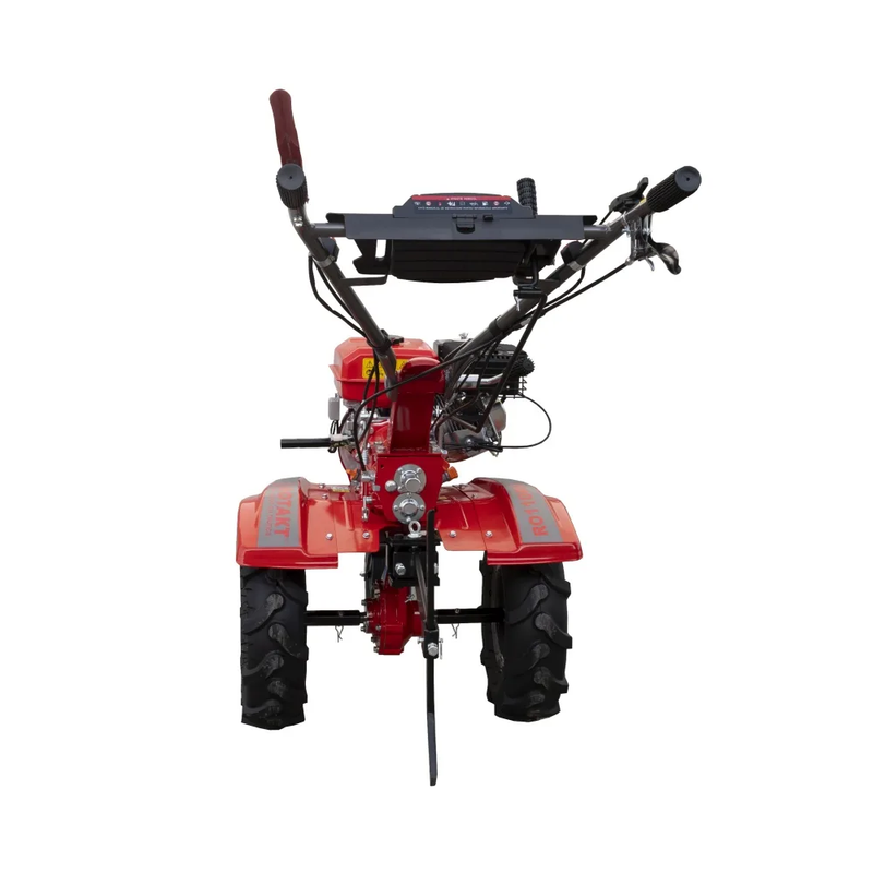 Motocultor Rotakt Titan RO110RV motor 8 CP 212 cmc benzina 2+1 viteze latime lucru 56-90 cm freze roti cauciuc 5.00-8" 3l ulei