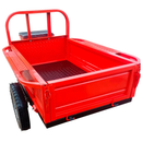 Remorca DKD LY 700 capacitate max 700 kg roti 4.50-12" dimensiuni bena 140x90x28 cm basculare frana picior