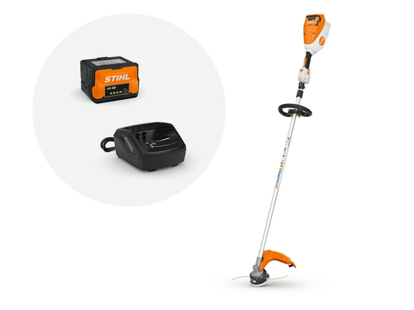 Motocoasa cu acumulator STIHL FSA 80 R diametru 380 mm autocut 27-2 sistem AK cu acumulator AK 30 si incarcator AL 101