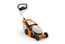 Masina de tuns gazonul pe acumulator STIHL RMA 443 PV autopropulsata latime taiere 41 cm cos colector 52 L sistem AP + incarcator