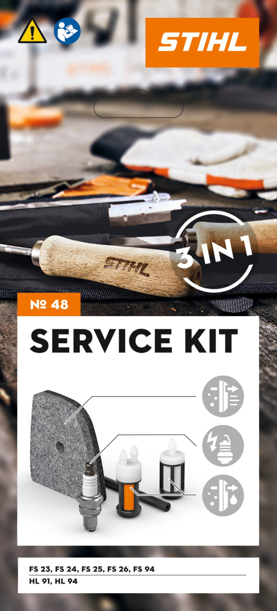 STIHL Kit Service 48 pentru motocoasa FS 23 / 24 / 25 / 26 / 94 si HL 91 / 94
