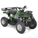 ATV electric pentru copii Hecht 56100 Army putere 1000 W baterie 36V/12Ah viteza max. 25 km/h lumini LED autonomie 18 km