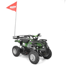ATV electric pentru copii Hecht 56100 Army putere 1000 W baterie 36V/12Ah viteza max. 25 km/h lumini LED autonomie 18 km