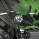 ATV electric pentru copii Hecht 56100 Army putere 1000 W baterie 36V/12Ah viteza max. 25 km/h lumini LED autonomie 18 km