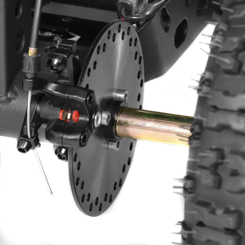ATV electric pentru copii Hecht 56100 Red putere 1000 W baterie 36V/12Ah viteza max. 25 km/h lumini LED autonomie 18 km