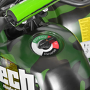 ATV electric pentru copii Hecht 56100 Army putere 1000 W baterie 36V/12Ah viteza max. 25 km/h lumini LED autonomie 18 km