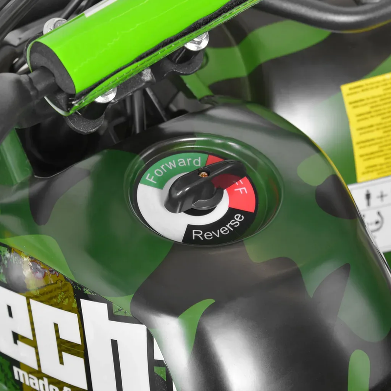 ATV electric pentru copii Hecht 56100 Comic putere 1000 W baterie 36V/12Ah viteza max. 25 km/h lumini LED autonomie 18 km