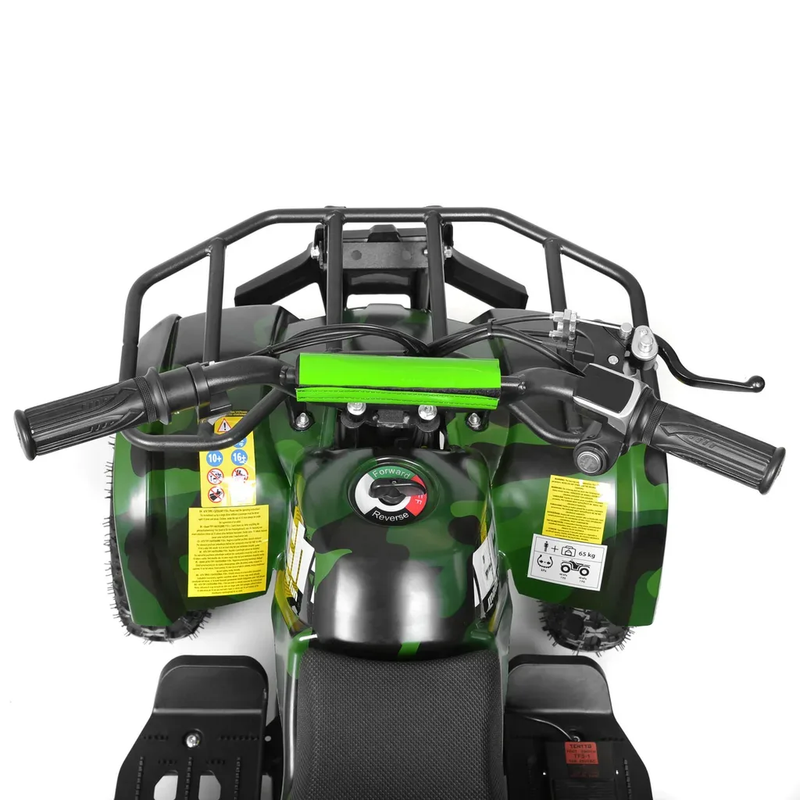 ATV electric pentru copii Hecht 56100 Comic putere 1000 W baterie 36V/12Ah viteza max. 25 km/h lumini LED autonomie 18 km