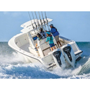 Motor barca Honda BF350 XCDU cu mansa cizma lunga DBW 150 CP 4T pornire electrica elice contrarotanta de inox cu 3 aripi port incarcare 70A-ALB NH565 “Grand&nbsp;Prix”