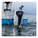 Motor barca Honda BF350 XCDU cu mansa cizma lunga DBW 150 CP 4T pornire electrica elice contrarotanta de inox cu 3 aripi port incarcare 70A-Argintiu Aquamarine