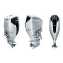 Motor barca Honda BF350 UCDU cu mansa cizma extralunga DBW 350 CP 4T pornire electrica elice contrarotanta de inox cu 3 aripi port incarcare 70A-Argintiu Aquamarine