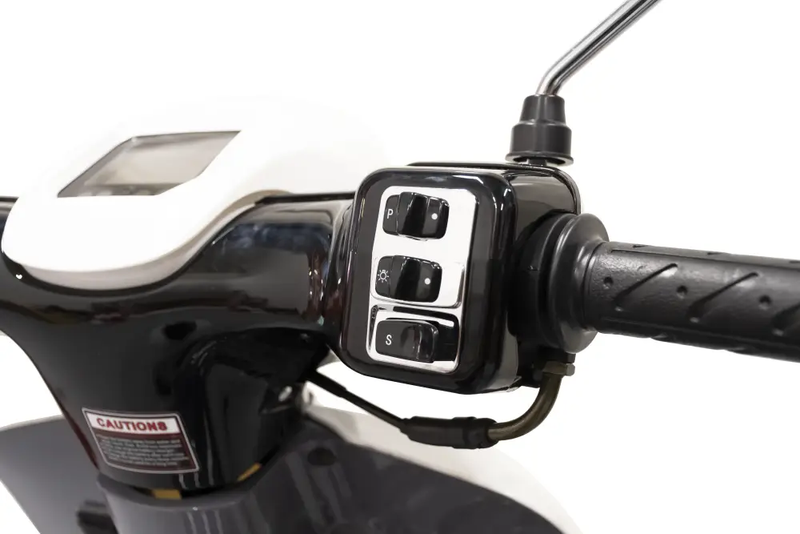 Scuter electric Rotakt Casablanca motor Bosch 3000W viteza 25 km/h autonomie 59 km baterie Litiu-ion 60V/26Ah greutate admisa 246kg fara permis