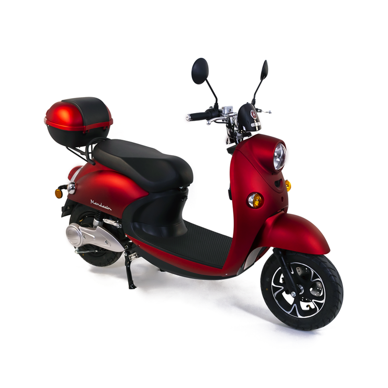 Scuter electric Rotakt Mandarin putere 1600W viteza 25 km/h autonomie 55 km baterie Litiu-ion 60V/20Ah greutate admisa 150kg fara permis