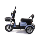 Tricicleta electrica Rotakt Senior putere 1000W viteza 25 km/h autonomie 62 Km acumulatori 60V/20Ah greutate admisa 187kg fara permis - Gri