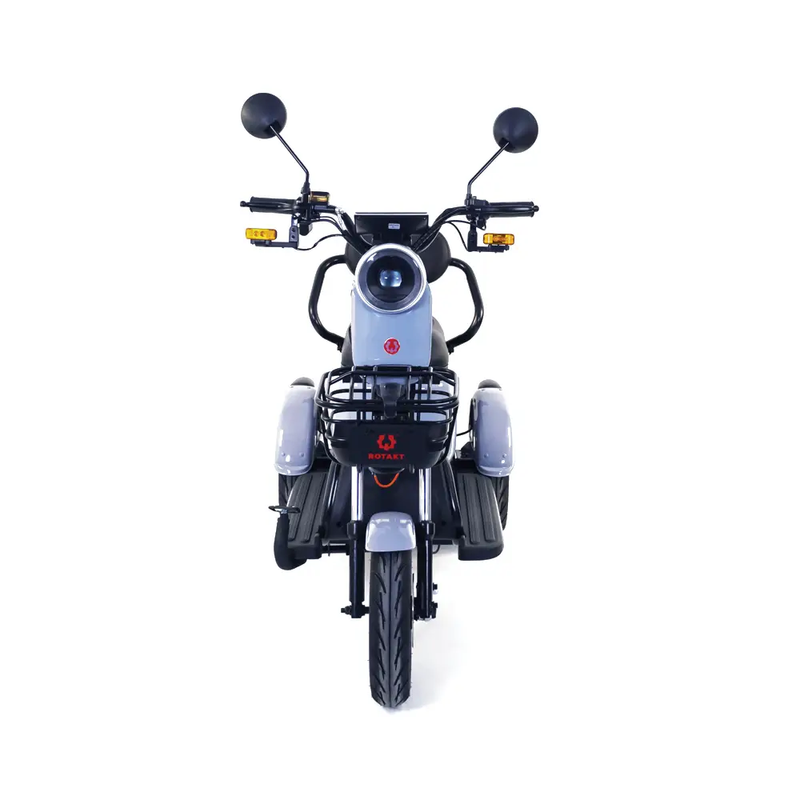 Tricicleta electrica Rotakt Senior putere 1000W viteza 25 km/h autonomie 62 Km acumulatori 60V/20Ah greutate admisa 187kg fara permis - Verde