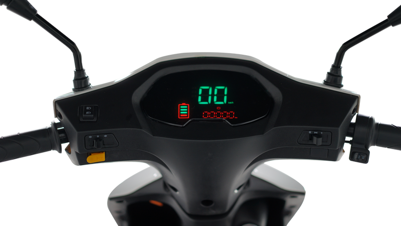Scuter electric KUBA ECORIDER MQ fara permis viteza maxima 25 km/h autonomie 60 km putere 800W acumulatori 60V/20Ah - culoare gri
