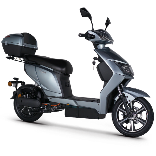 Scuter electric KUBA ECORIDER MQ fara permis viteza maxima 25 km/h autonomie 60 km putere 800W acumulatori 60V/20Ah - culoare gri