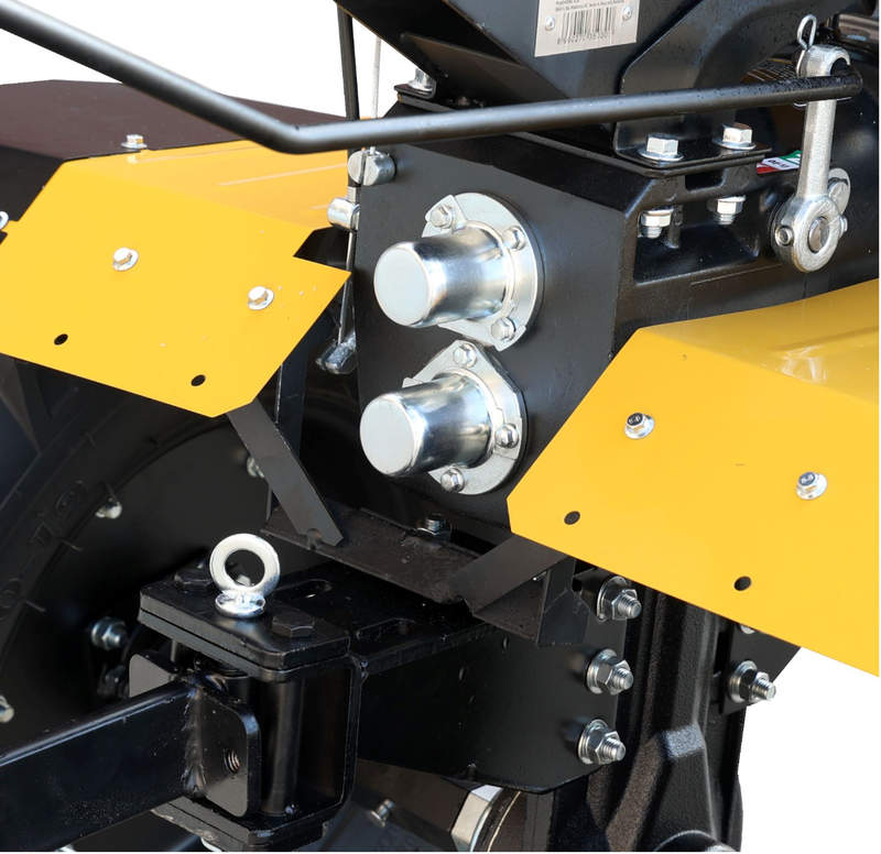 Agregat 4x4 Benzina Motocultor ProGARDEN Campo 1873V2 Alpine + Remorca ProGARDEN Alpine RM500T cu tractiune