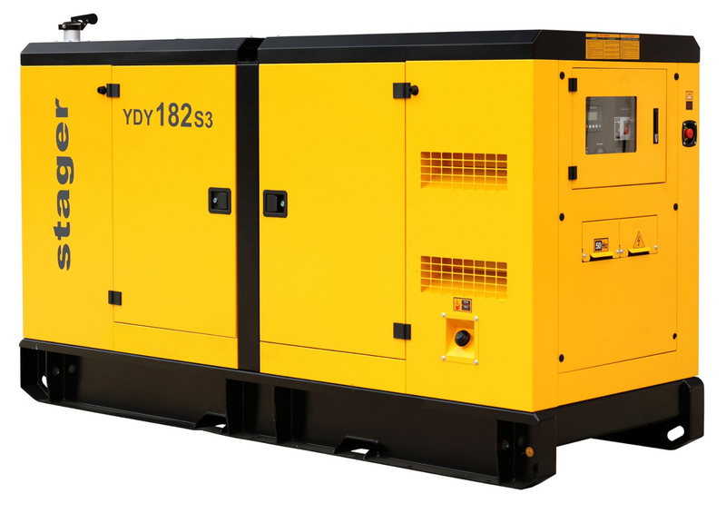 Generator insonorizat Stager YDY182S3 182kVA 238A 1500rpm trifazat diesel