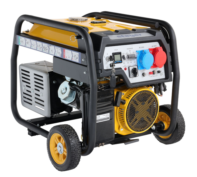 Generator Stager FD 10000ER-E3R Automatic putere 8.5kW monofazat trifazat benzina pornire electrica telecomanda