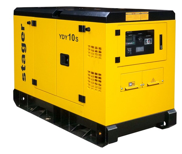Generator insonorizat Stager YDY10S 9kVA 37A 1500rpm monofazat diesel