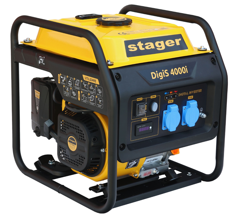 Generator digital Stager DigiS 4000i putere 4kW  invertor open-frame monofazat benzina