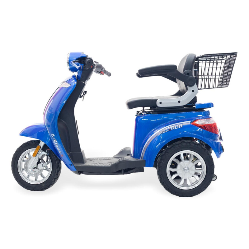 Tricicleta electrica RDB C-klass2 800 W frana fata disc model nou 2022 25 km/h albastru