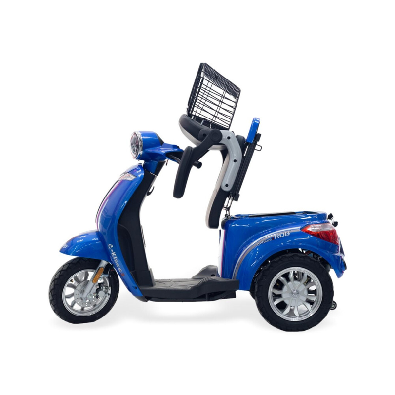 Tricicleta electrica RDB C-klass2 800 W frana fata disc model nou 2022 25 km/h rosu