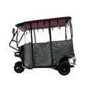 Tricicleta electrica RDB LONG cu acoperis si prelata fara permis 1800W 25km/h gri